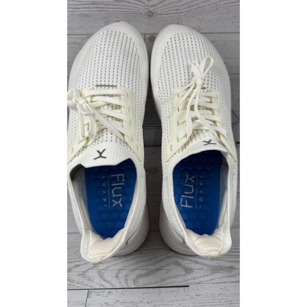 Flux Adapt Runner White Gum Mens Sz 9 Womens Sz 10.5 Running Athletic Shoes #122_6
